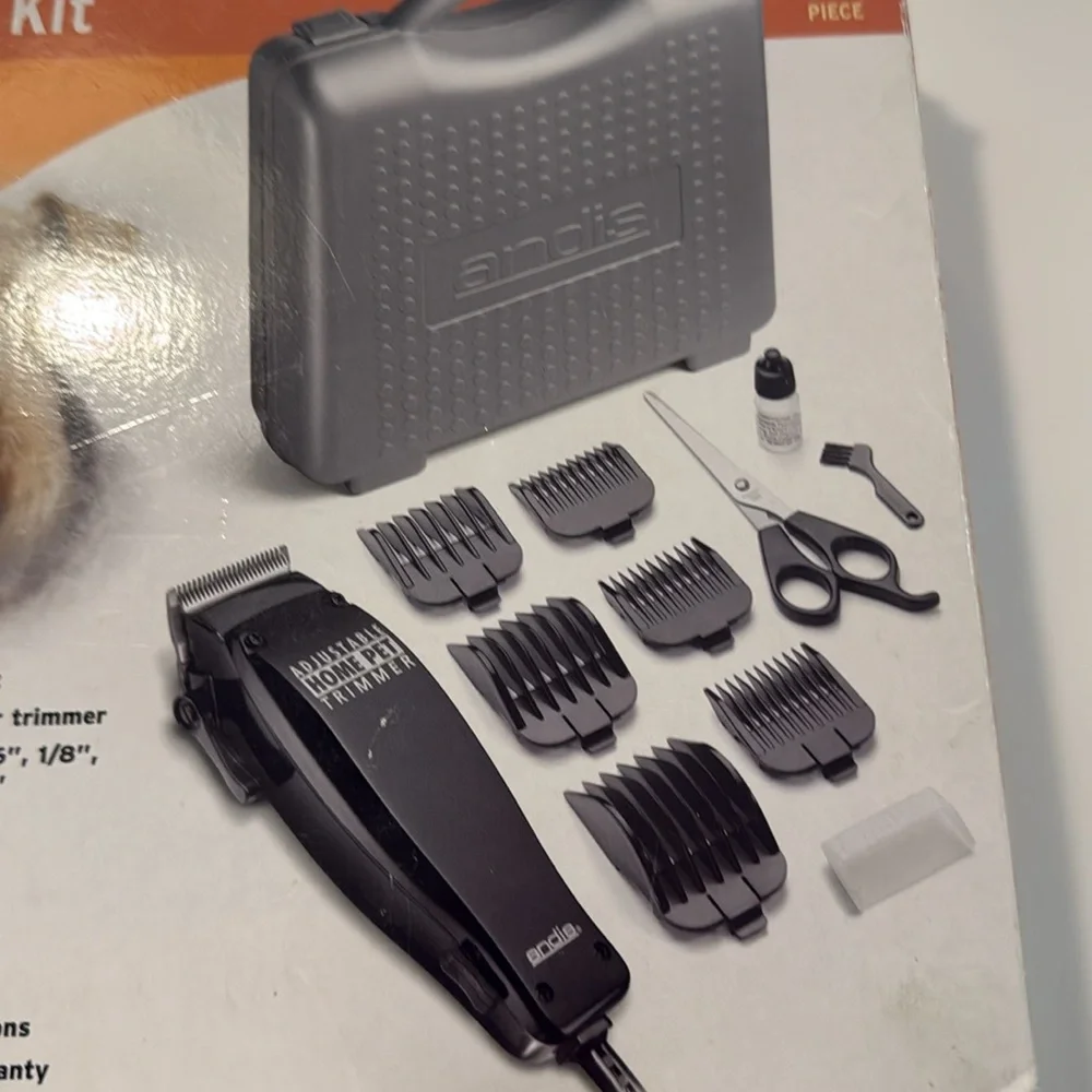Andis Pet Trimmer Kit 12 Piece NEW
